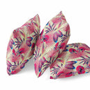 16?ǥ Pink Yellow Tropical Indoor Outdoor Throw Pillow