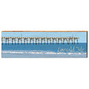 Emerald Isle Pier Home Decor Art Print on Real Wood