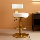 White Counter Height Bar Stools With Adjustable Height