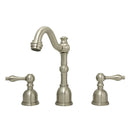 Two-Handle Copper Widespread Bathroom Sink Faucet