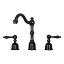 Two-Handle Copper Widespread Bathroom Sink Faucet