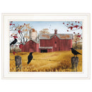 Autumn Gold 1 White Framed Print Wall Art