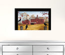 Autumn Gold 2 Black Framed Print Wall Art
