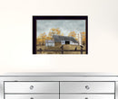 A Casual Conversation 1 Black Framed Print Wall Art