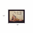 May all Your Days Be Blessed Black Framed Print Wall Art
