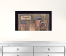 Sweet Land of Liberty 1 Black Framed Print Wall Art