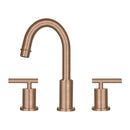 Two-Handle Copper Widespread Bathroom Sink Faucet