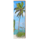 Ft. Myers Beach Palm Tree Sign Home Decor Art Print on Real Wood
