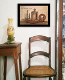 A Simple Life 3 Black Framed Print Wall Art