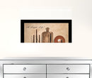 A Simple Life 3 Black Framed Print Wall Art