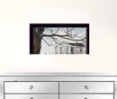 A Little Snow House 3 Black Framed Print Wall Art