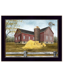 Farm Life 3 Black Framed Print Wall Art