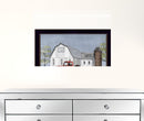 Spring Rain 3 Black Framed Print Wall Art