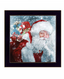Santas Presents 2 White Framed Print Wall Art