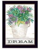 Dream Succulents 3 Black Framed Print Wall Art