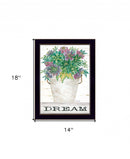 Dream Succulents 3 Black Framed Print Wall Art