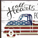 All Hearts Come Home For Love Truck 3 Black Framed Print Wall Art