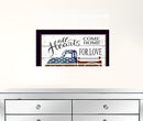 All Hearts Come Home For Love Truck 3 Black Framed Print Wall Art