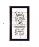 Family 4 White Framed Print Wall Art