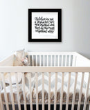 The Most Important Work 3 Black Framed Print Wall Art