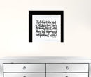 The Most Important Work 3 Black Framed Print Wall Art
