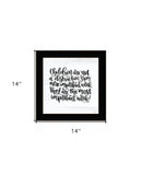 The Most Important Work 3 Black Framed Print Wall Art