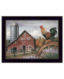 Good Morning Vermont 3 Black Framed Print Wall Art
