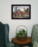 Good Morning Vermont 3 Black Framed Print Wall Art