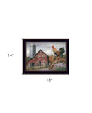 Good Morning Vermont 3 Black Framed Print Wall Art