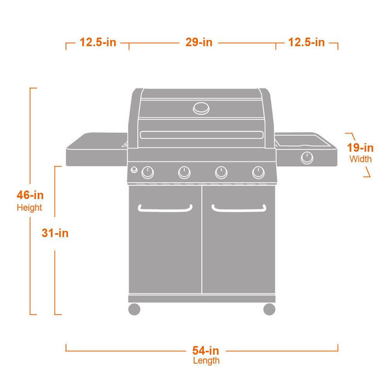 41847NG | Stainless Natural/Propane Gas Grill