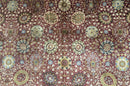 Palace Size Pak Persian Rug 12x15, Brick Red, Allover Pattern, Handmade Oversized Wool Oriental Carpet, Large Area Rug, Fine 225 KPSI