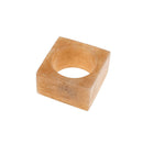 Resin Napkin Ring Amber set of 6