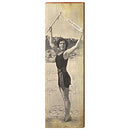 Palm Beach Bathing Beauty Sign Home Decor Art Print on Real Wood