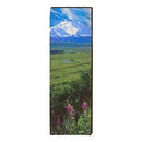 Denali Alaska Mt. McKinley Home Decor Art Print on Real Wood