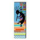 Kokopelli Southwest Pattern Home Decor Art Print on Real Wood