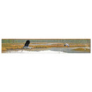 Heron's Flying in Marsh Home Decor Art Print on Real Wood Each