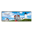 Nubble Lighthouse Home Decor Art Print on Real Wood