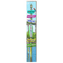 I Heart Saipan Harbor Directional Home Decor Art Print on Real Wood Each
