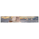 Sailboats on St. Johns River  | Wall Art Print on Real Wood