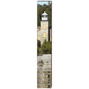 Bois Blanc Island Lighthouse Home Decor Art Print on Real Wood
