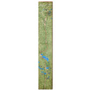 Route 13, Indiana Map Home Decor Art Print on Real Wood