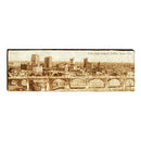 Oak Cliff Viaduct 1912 Dallas, Texas Home Decor Art Print on Real Wood