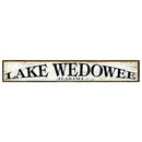 Lake Wedowee Alabama Sign Home Decor Art Print on Real Wood Each