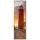 Grand Haven Lighthouse Home Decor Art Print on Real Wood