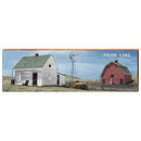 Farm at Prior Lake Idaho Sign Home Decor Art Print on Real Wood