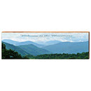 Welcome to The Mountains Home Decor Art Print on Real Wood