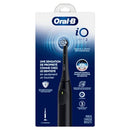 Oral-B iO Series 2 Rechargeable Electric Powered Toothbrush, Night Black with 1 Gentle Care Brush Head - Automatic Pressure Sensor to Protect Gums - 3 Modes - 2 Min Timer