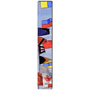 Canadian Nautical Flags Home Decor Art Print on Real Wood