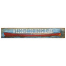 Welcome to Bobs Lake Canoe Canada Home Decor Art Print on Real Wood Each