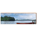 Chautauqua Lake, New York Wooden Sign | Wall Art Print on Real Wood 